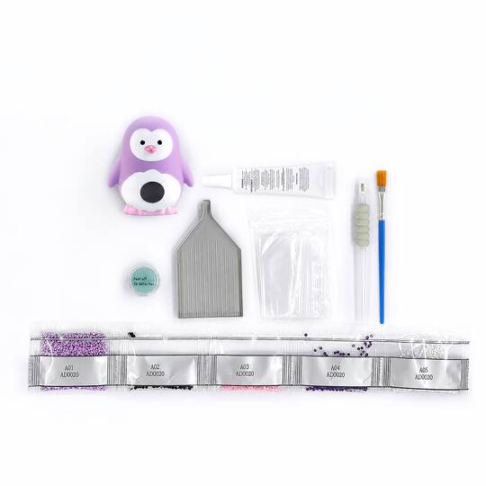 3.25" Penguin Mystery Diamond Art Kit by Make Market®